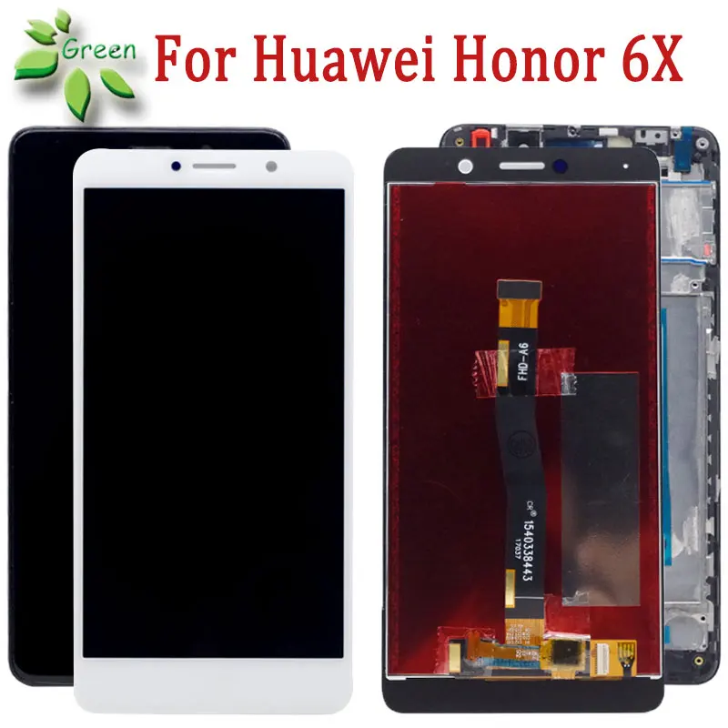 100% протестированный ЖК дисплей для Huawei Honor 6X BLN L24 AL10 L21 с сенсорным экраном