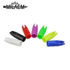 100 штук, хвостовик стрелы диаметром 9 мм, внутренним диаметром 7 мм, пластиковый хвостовик для стрел 6,8-6,9 мм, стрелы с стержнем блочного рекурсивного лука, для охоты и стрельбы из лука