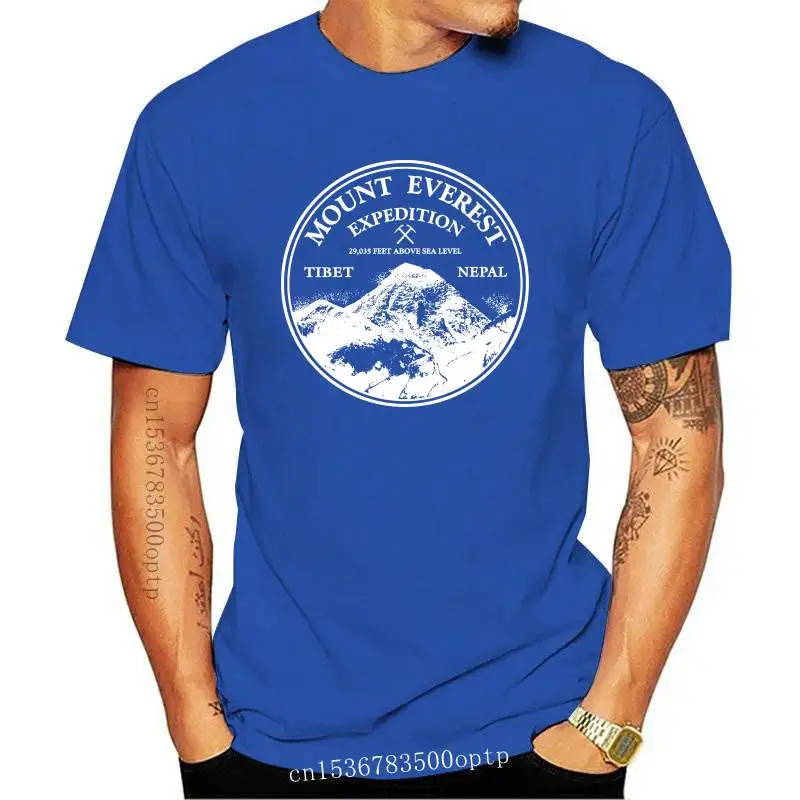 

Mount Everest T Shirt Mountain Rock Climbing Vintage Skiing Poster Patch Decal T