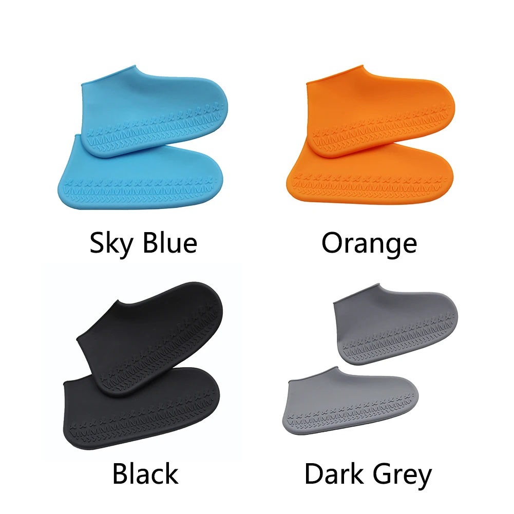 

Women Men Shoe Cover Camping Home Accessories Waterproof Silicone Elastic Non Slip Wear Resistant Anti Rain Cycling Outdoor