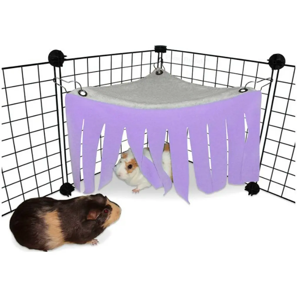

Guinea Pigs Rats Corner Hidey Curtain Hideouts Cage Accessories Habitat Tent Toys For Ferrets Chinchillas