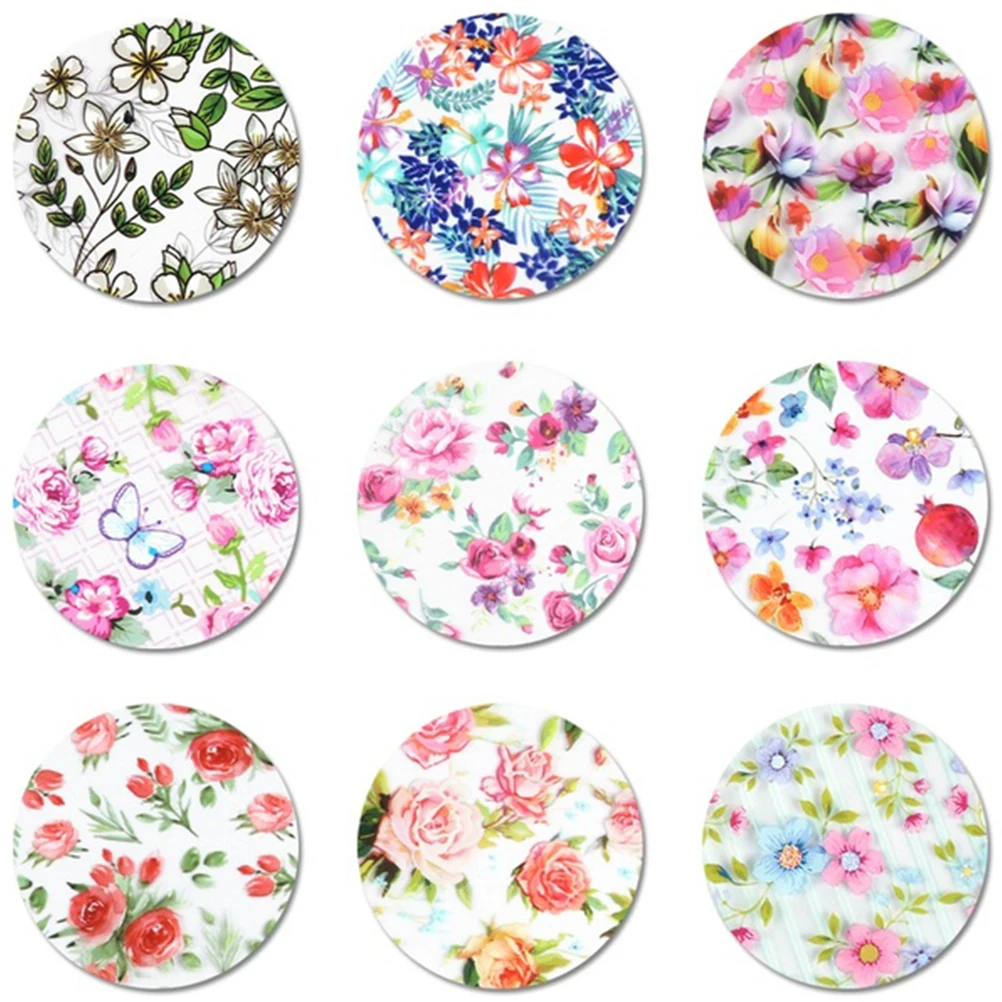 Модное красивое платье с цветочным принтом фольги фольга для Неил Арта