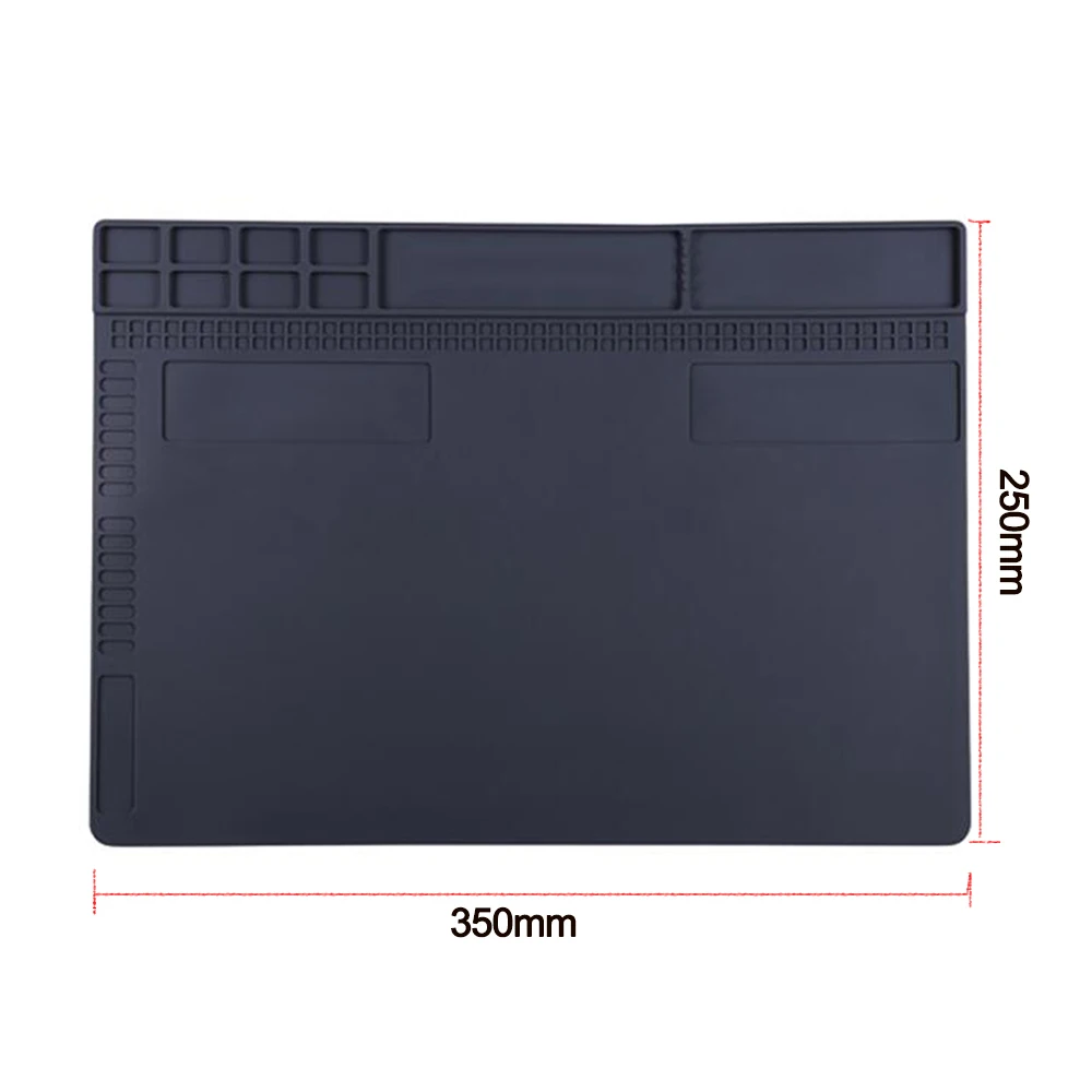 Термостойкий изоляционный мягкий силиконовый рабочий коврик настольная