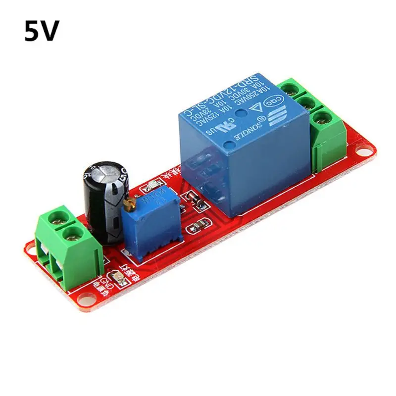 2020 Новый NE555 переключатель таймера Регулируемый Модуль реле задержки времени