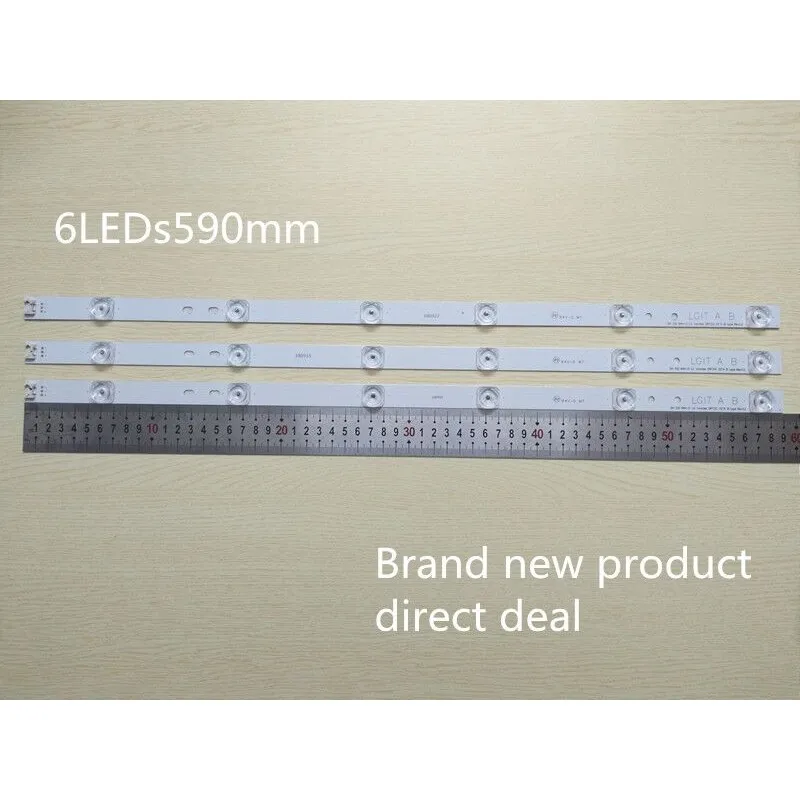 

LED backlight strip 6 lamp for LG 32"TV 32MB25VQ 6916l-1974A 6916l-1981A lv320DUE 32LF580V 32LB5610 innotek drt 3.0 32 32LB582V