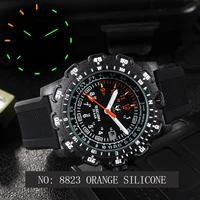 men diver watch pilot mens tritium watches t25 luminous military 200m waterproof quartz wristwatch carbon fiber case reloj