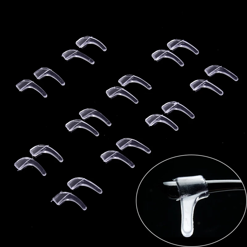 

10pairs/set Ear Grip Hooks Anti Slip Holder for Eyeglasses Silicone Glasses Ear Hooks Tip Eyeglasses Grip Eyewear Accessories