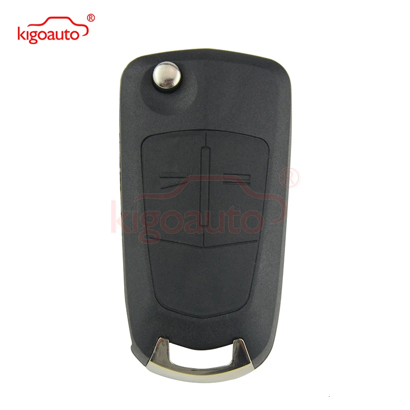 Откидной чехол для ключей HU100 для Opel Vauxhall Astra H Corsa D Vectra C Zafira складной чехол для дистанционного ключа с 2 кнопками kigoauto
