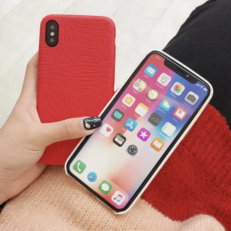 Crocodile Texture Phone Case Cover For Iphone XS Max XR X 5 5S SE 6 6S 7 8 Plus High Quality Luxury Back Shell |