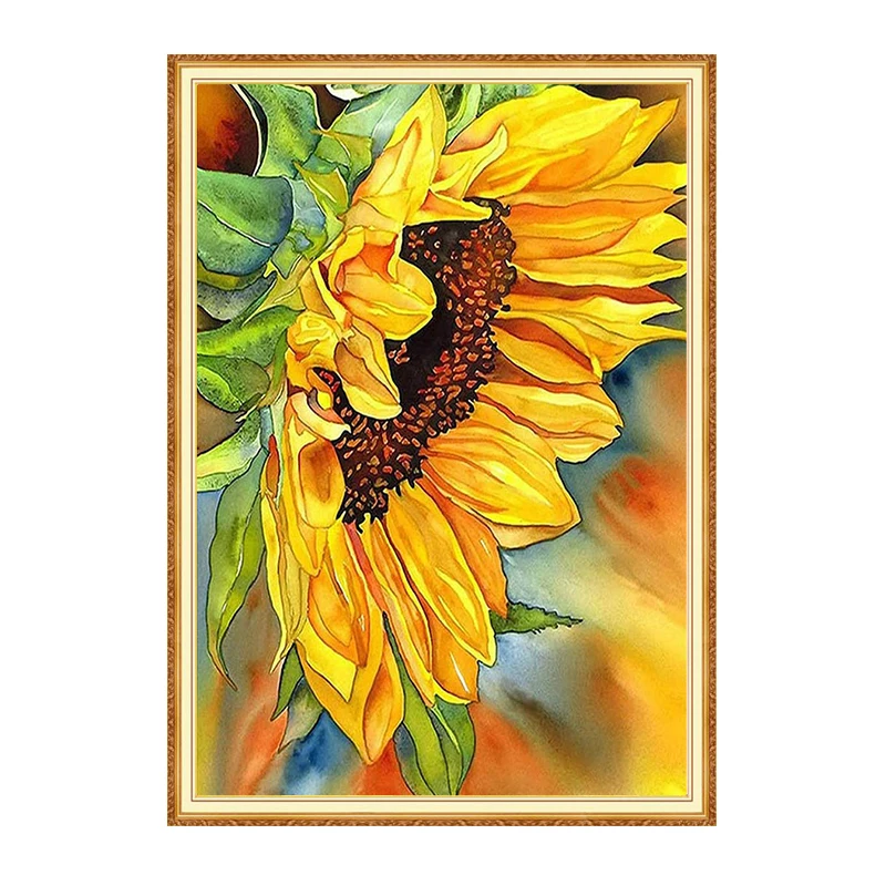 Набор для алмазной живописи MEIAN Sunflower 5D сделай сам вышивка крестиком Цветочная