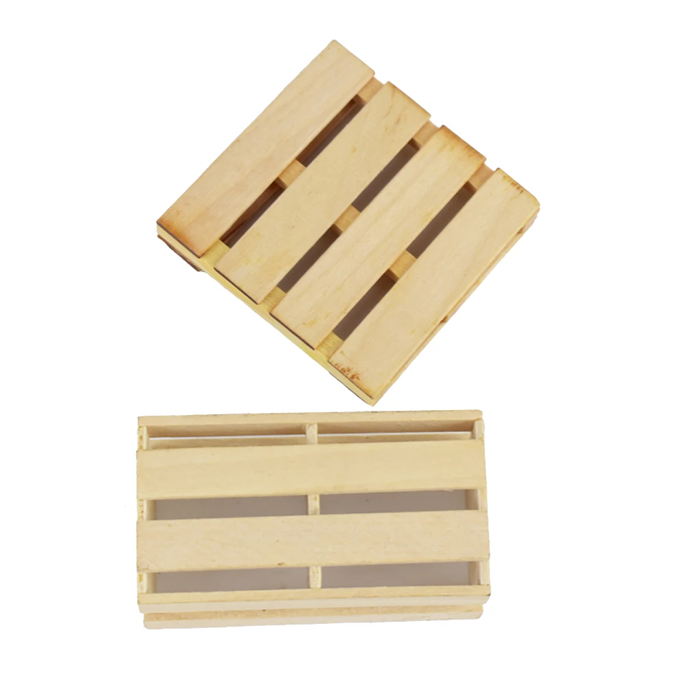 Деревянный вилочный погрузчик поддон Коробка Чехол RC автомобиль крыша Decorartion для