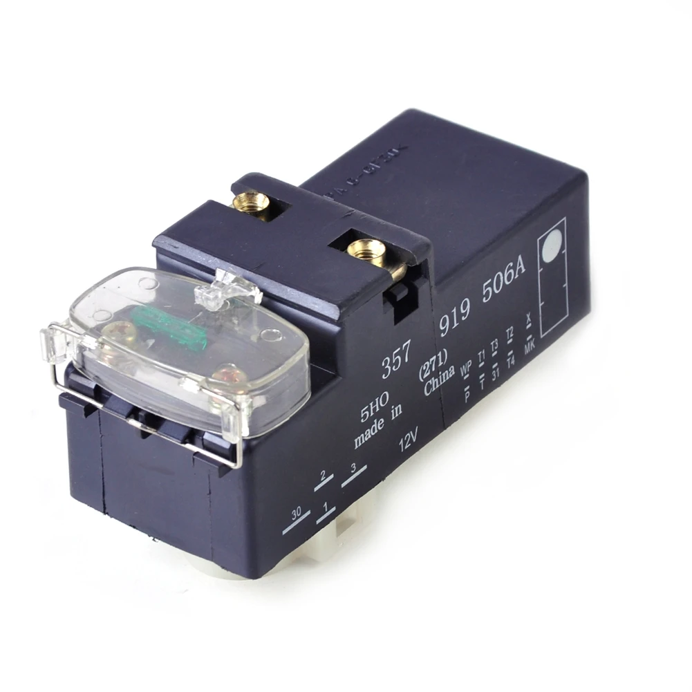 

Модуль реле управления вентилятором охлаждающей жидкости переднего радиатора 357919506A 3A0919506 LFVW002 подходит для V/W G/Olf J/Etta C/Abrio P/Assat