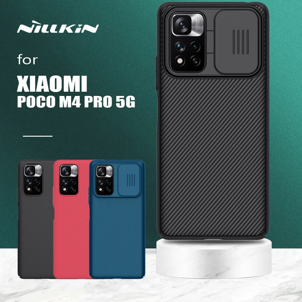 

Чехол Nillkin для Xiaomi Poco M4 Pro, задняя крышка для камеры, сверхтонкий матовый чехол для Xiaomi Poco M4 Pro, чехол для телефона