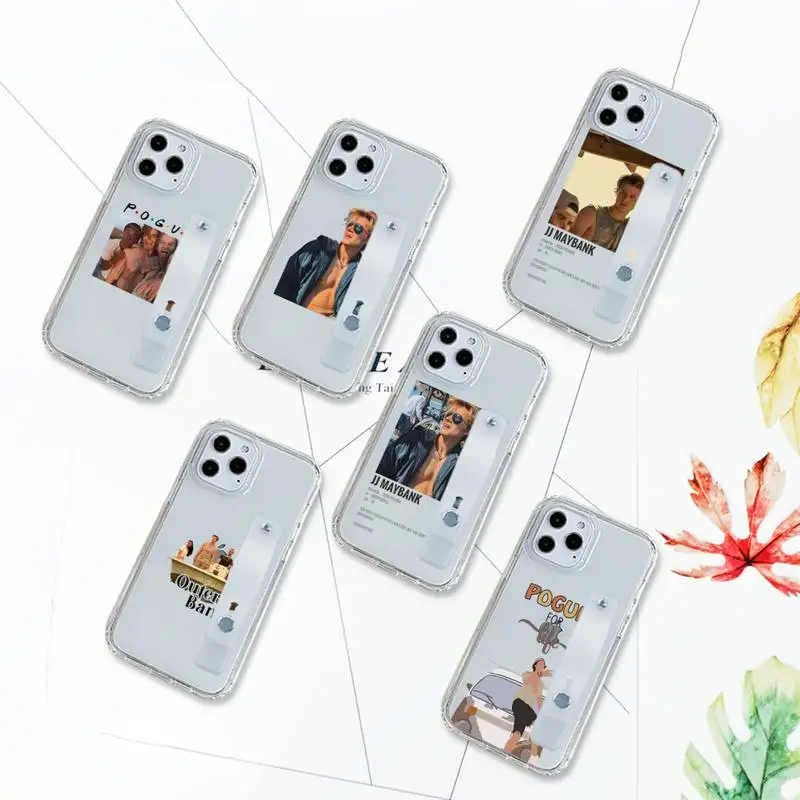 

Rudy Pankow Outer Banks Phone Case Transparent For iPhone 7 8 11 12 se 2020 mini pro X XS XR MAX Plus