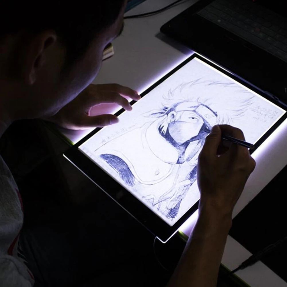 Фонарь со светодиодсветильник кой 9x6 дюймов|Цифровой графический планшет