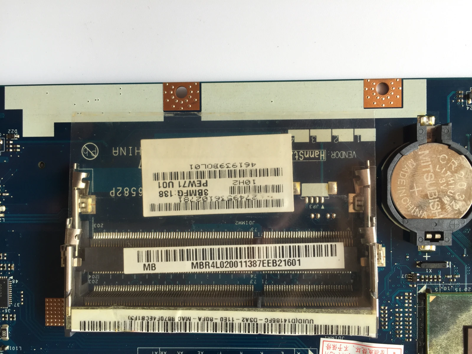 LA 6582P для ноутбука Acer aspire 5742G 5733 5742Z 5733Z 5742 Материнская плата MBRJY02002 PEW71 HM55 UMA DDR3 100%