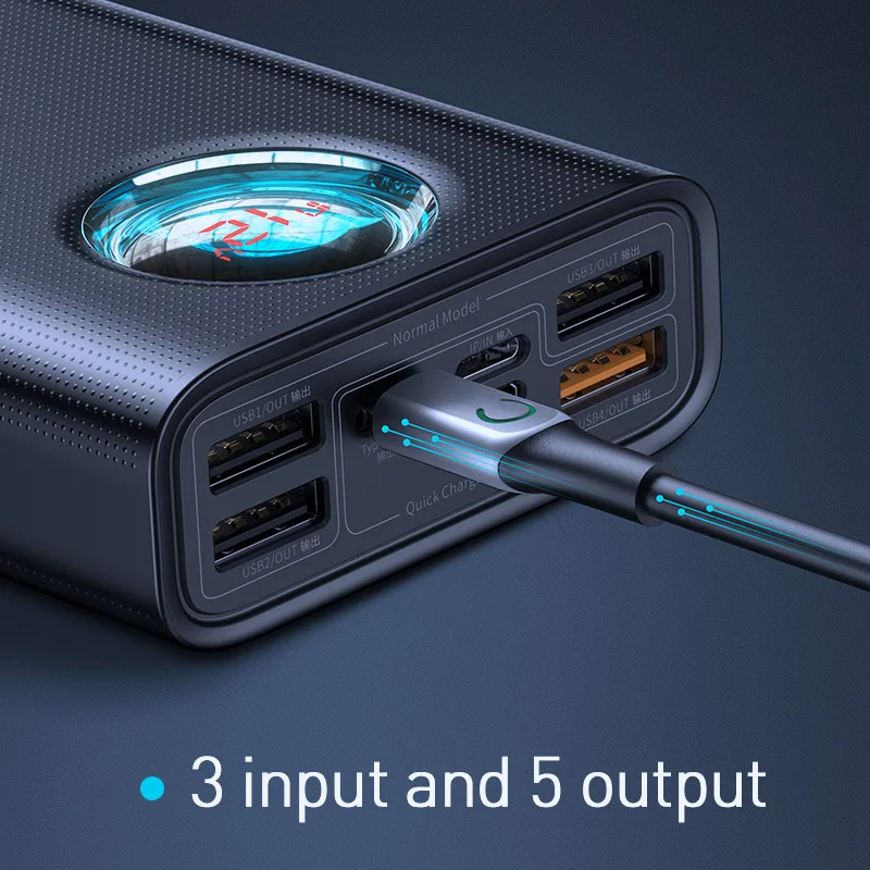 Baseus 30000mAh power Bank USB C PD 3,0 Быстрая зарядка+ быстрая зарядка 3,0 Портативный внешний аккумулятор для ноутбука samsung power bank