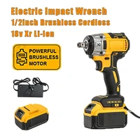 dcf880n 18v xr li ion 12inch compact brushless cordless electric impact wrench hand power tools 200 nm for li battery charge