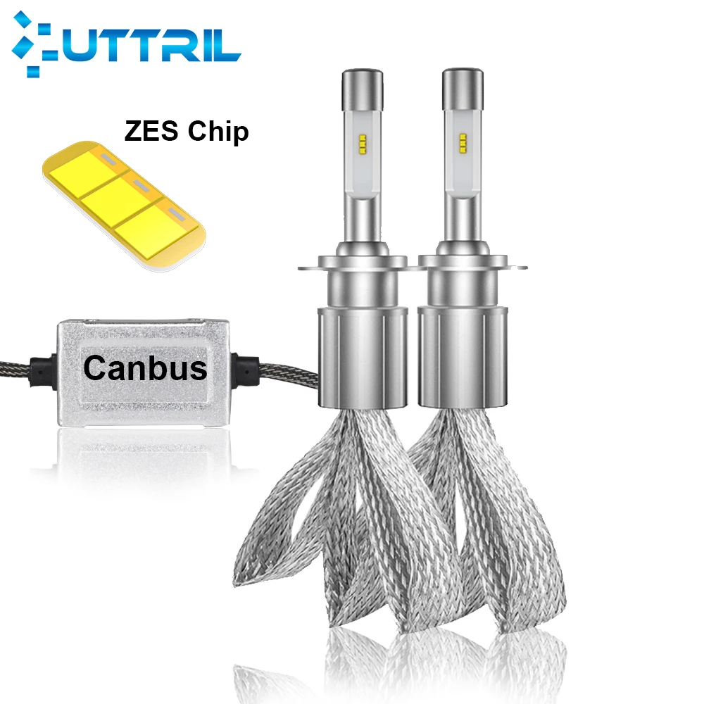 Uttril H4 H7 светодиодный Canbus фар H1 H3 H8 H9 H11 9005 9006 9012 880 881 D2 D4 Автомобильный лампы 80 Вт