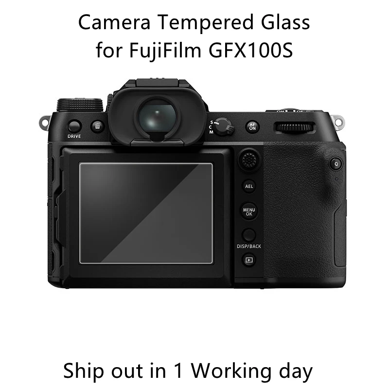 

Fuji GFX 100S Camera 9H Camera Tempered Glass LCD Screen Protector for FujiFilm GFX100S Camera Anti-Scratch Protective Film