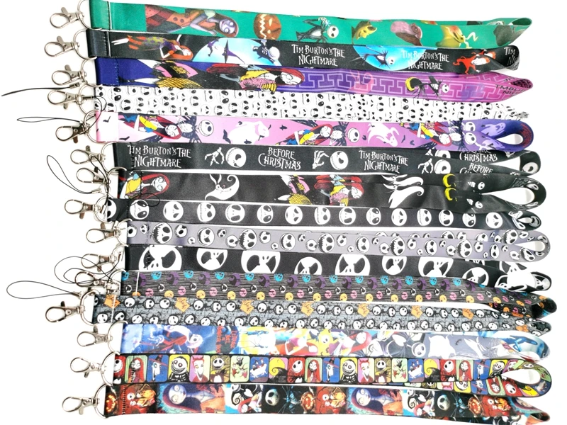 Новые 30 шт Кошмар перед Рождеством брелки для ключей шеи ремень ремни DD 81|Брелоки|
