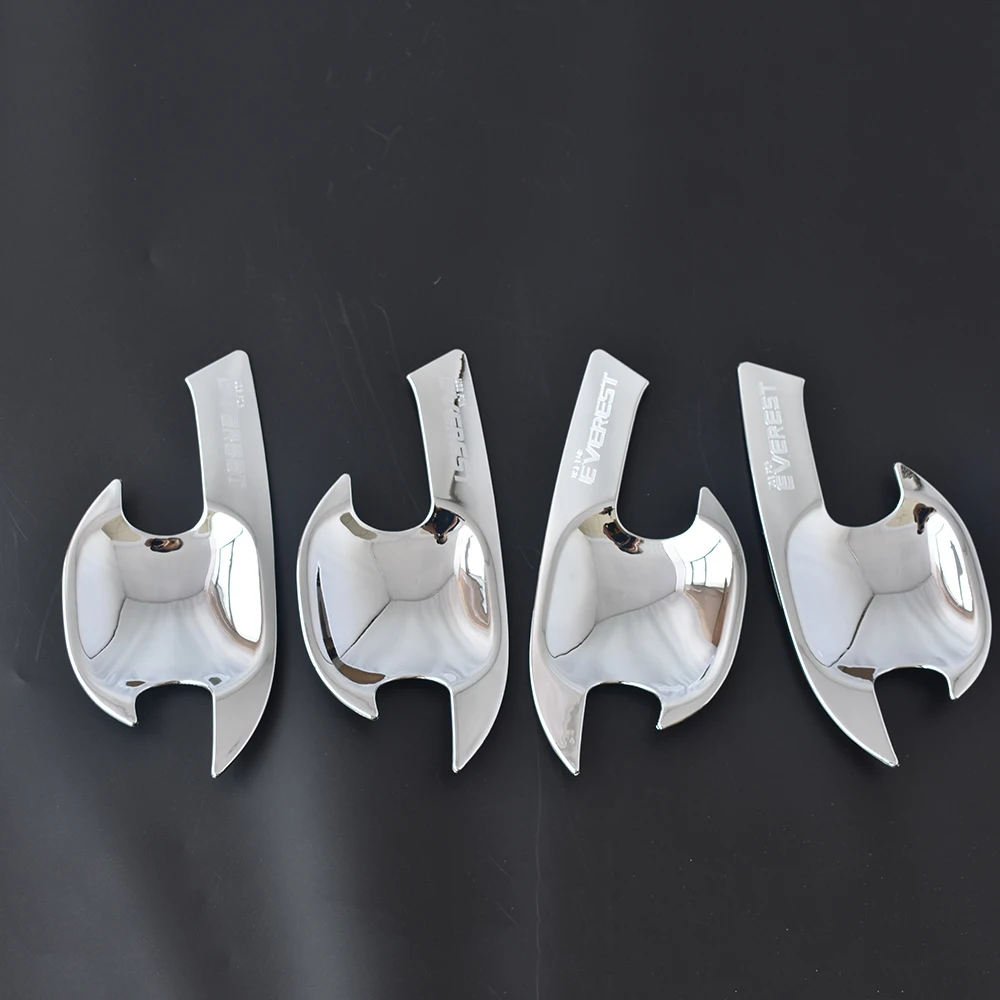 Автомобильная дверная ручка Чаша вставка Накладка 4 шт абс пластик хром