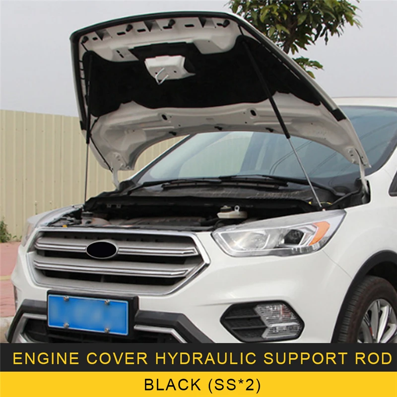 

CAR MANGO For Ford KUGA Escape 2017 2018 Car Engine Cover Hydraulic Support Rod Accessories
