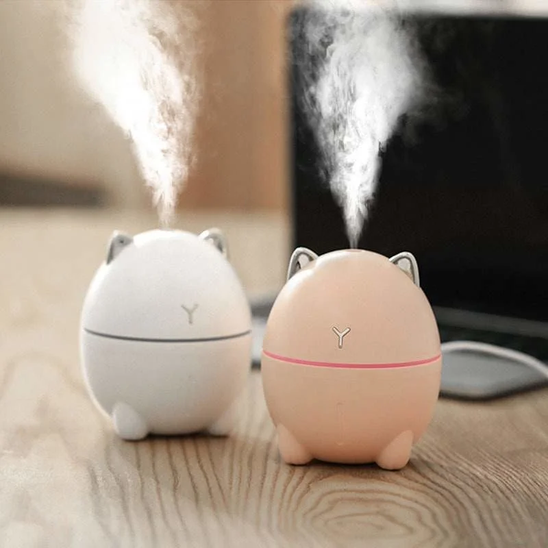 

200ml air conditioner cute pet for minicar house creativity of aromatherapy bear usb night lamp led