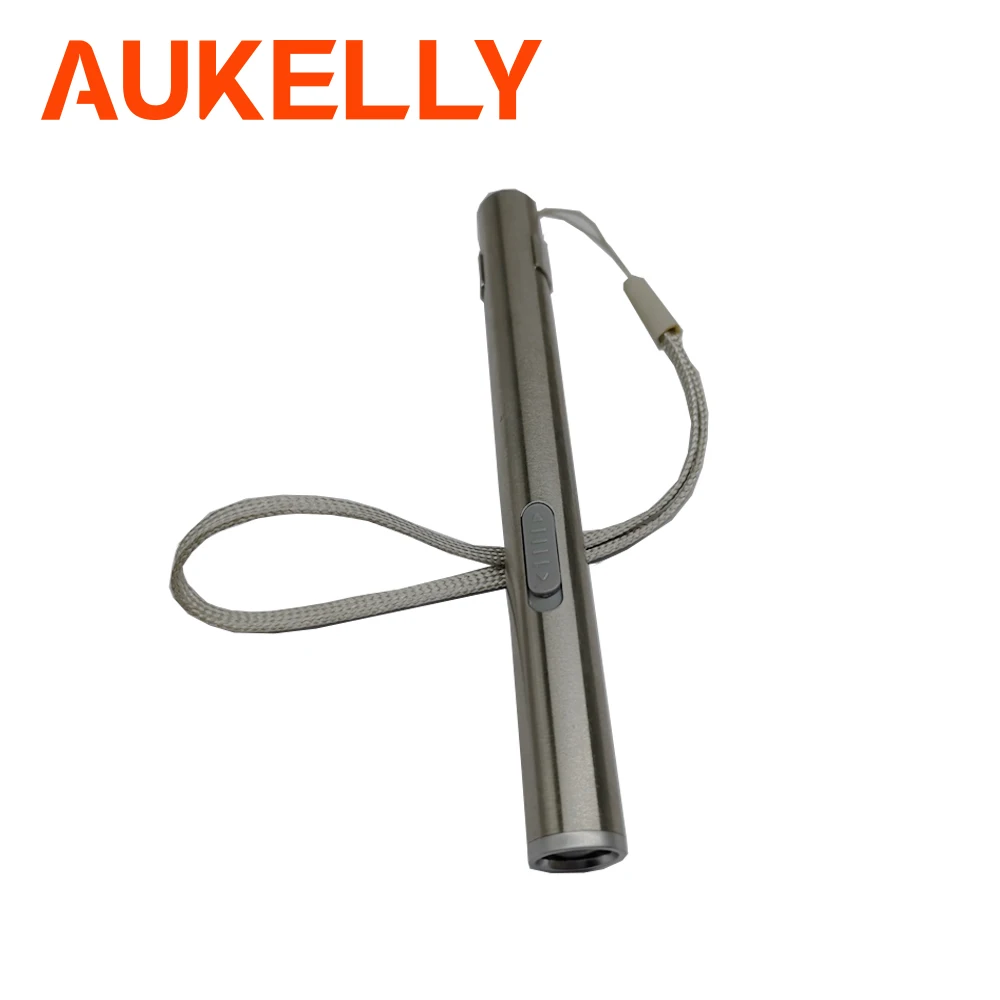 Aukelly медицинский ручной светильник-ручка Карманный USB Перезаряжаемый компактный