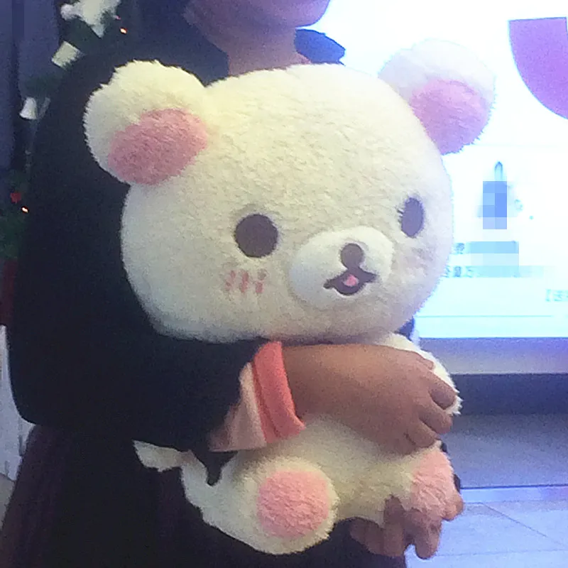 Милая Kawaii Rilakkuma плюшевая игрушка медведь Korilakkuma мягкие игрушки животные 35 см