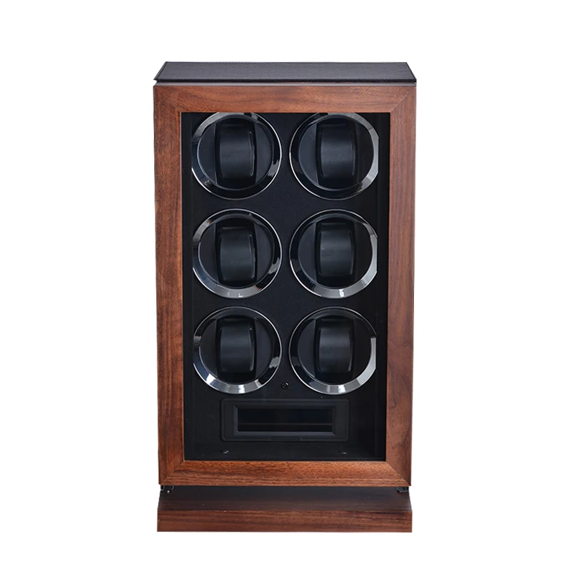 Высококачественные деревянные намотки для часов модные автоматические хранения