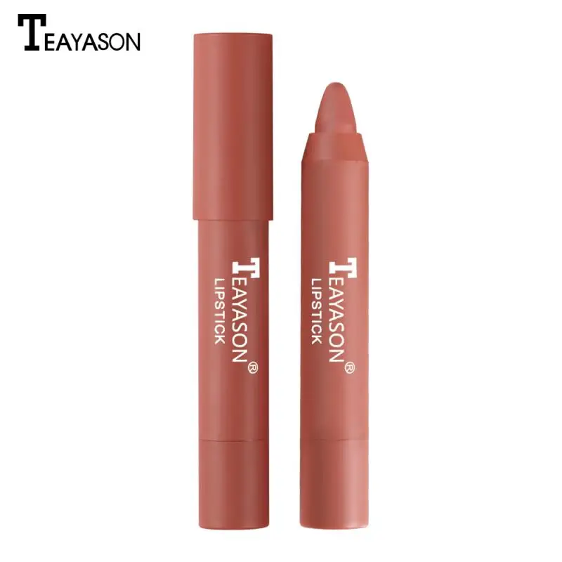 

TEAYASON Velvet Matte Lip Glaze Lasting Moisturizing Lip Glaze Waterproof Lipstick For Lady Lip Non-Stick Cup Makeup Tool TSLM2