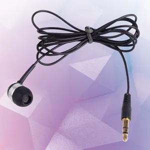 3 5mm high end single side mono earphone in ear earbud headset for phone mp3 walkie talkie computer bluetooth stereo to mono free global shipping