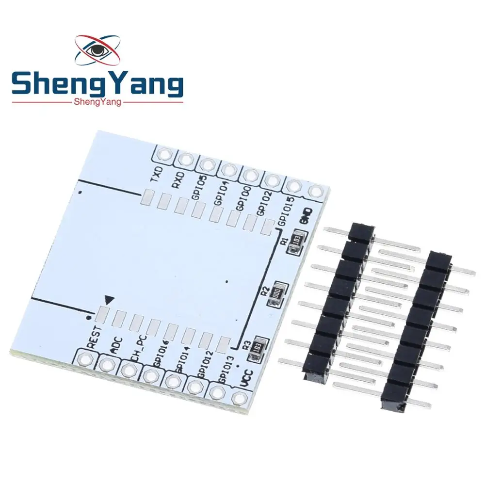 1 шт./лот ShengYang ESP8266 серийный WIFI модуль адаптер пластина относится к ESP 07 08 12E|wifi