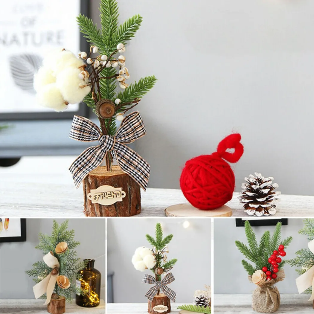 Детский Настольный мини стол сделай сам рождественская елка маленький