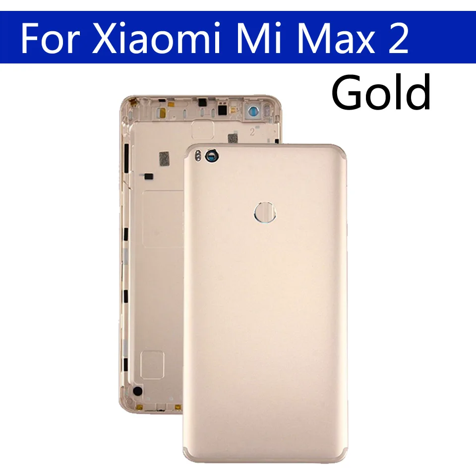 Max2 задняя крышка батарейного отсека для Xiaomi mi Max 2 mi Max2 задняя крышка батарейного отсека чехол на заднюю крышку корпус замена корпуса