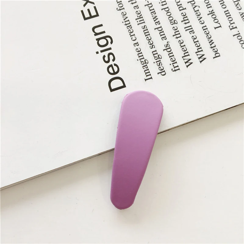 1 шт. простой разноцветный яркие заколки для волос женщин заколка головные уборы