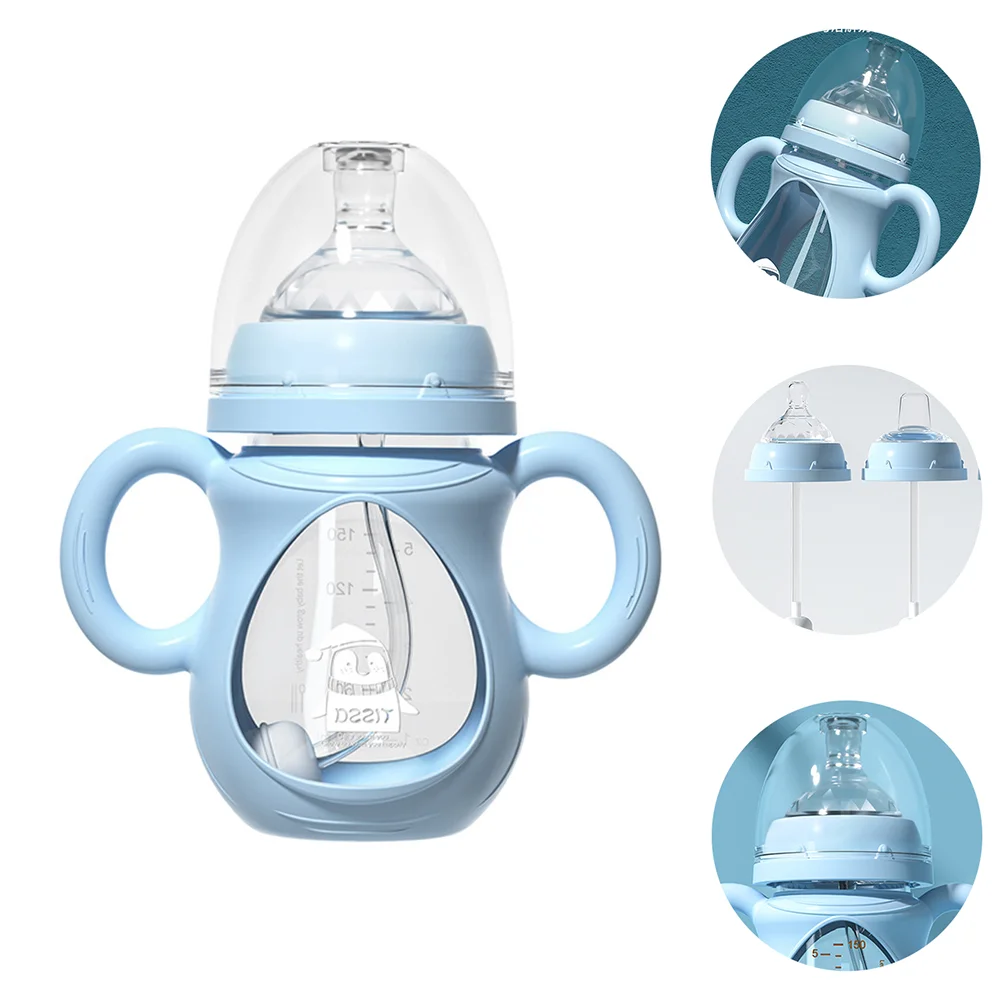 

1 Set Breast Storage Bottle with Cleaning Kit Baby Feeding Bottle 150ml