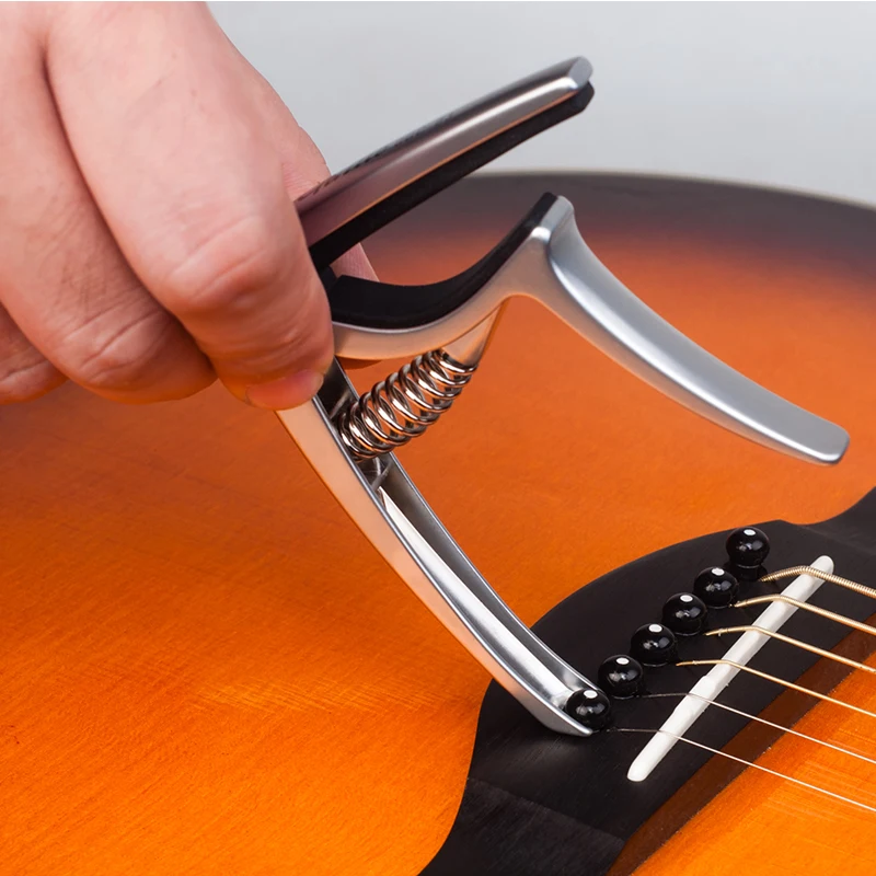 ggc 03 metall capo clips gitarre capo für elektrische gitarre akustische ukulele capo gitarre clip clamp holz muster musik instrument free global