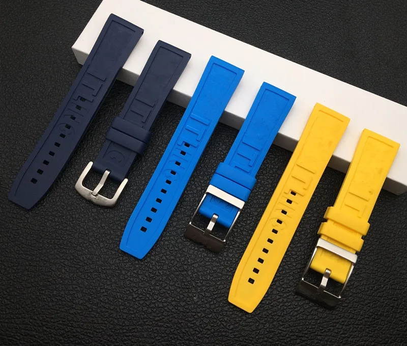 Ремешок силиконовый для наручных часов 22/24 мм с инструментами|Ремешки часов| |