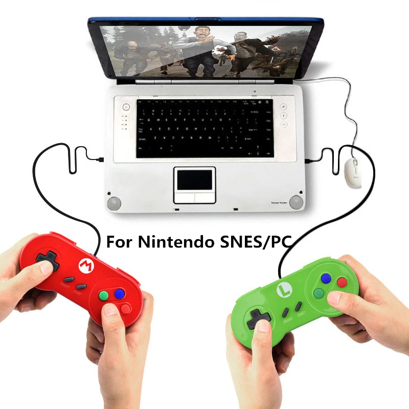Джойстик RETROMAX игровой с USB управлением геймпад для Nintendo SNES/Windows7/8/10/MAC компьютерное