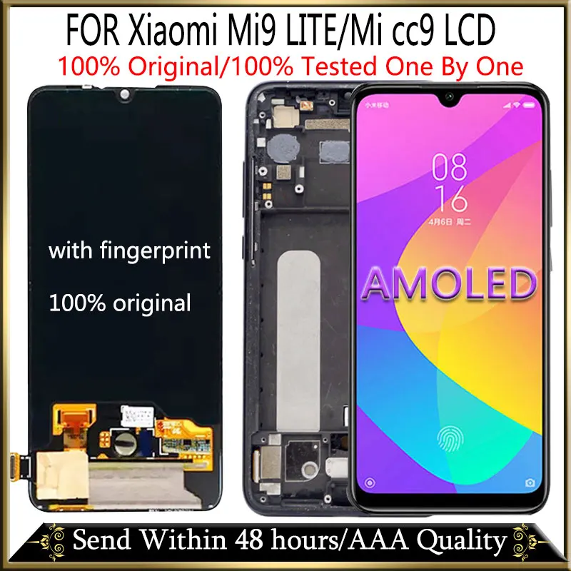 Оригинальный ЖК дисплей для XIAOMI Mi cc9 сменный дигитайзер сенсорного экрана в сборе