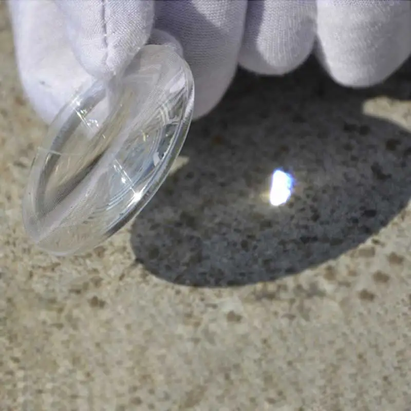 60mm Round Optical PMMA Plastic Solar Fresnel Condensing Lens Focal Length 3D VR Glasses Plane Magnifier Concentrator | Инструменты