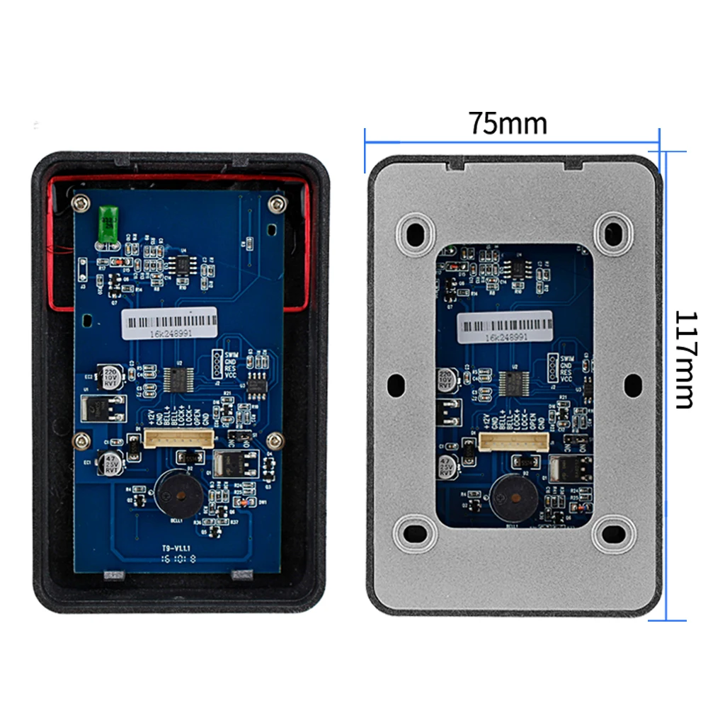 Автономная клавиатура контроля доступа RFID Клавиатура 125 кГц EM кард-ридер пароль Открыватель двери система блокировки+ 10 шт. EM4100 Ключевые карты