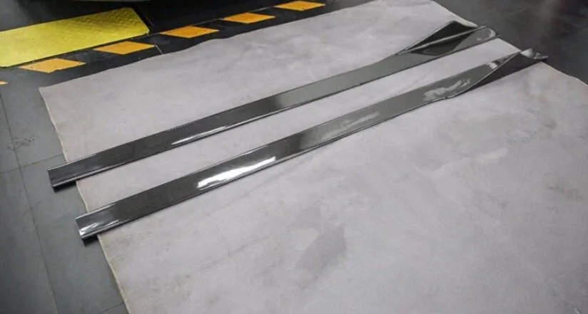 

REAL CARBON FIBER Front Rear Bumper Lip Spoiler Trunk Diffuser Side Body Skirt For Audi A6 S6 SLINE C7.5 2016 2017 2018