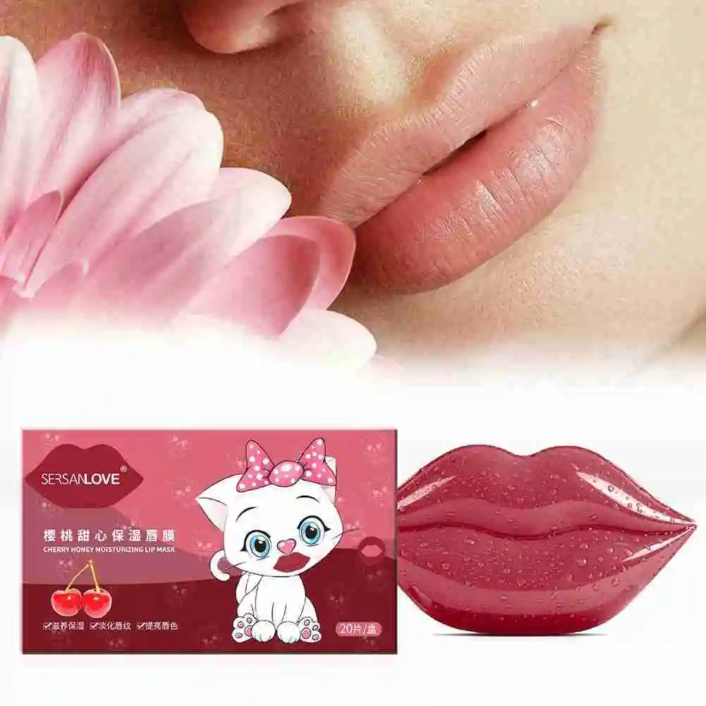 

Crystal Collagen Lip Mask Pads Care Moisture Essence Anti Aging Wrinkle Gel Patches Pad Gel Full Enhancer Mask Repair Lip Lines