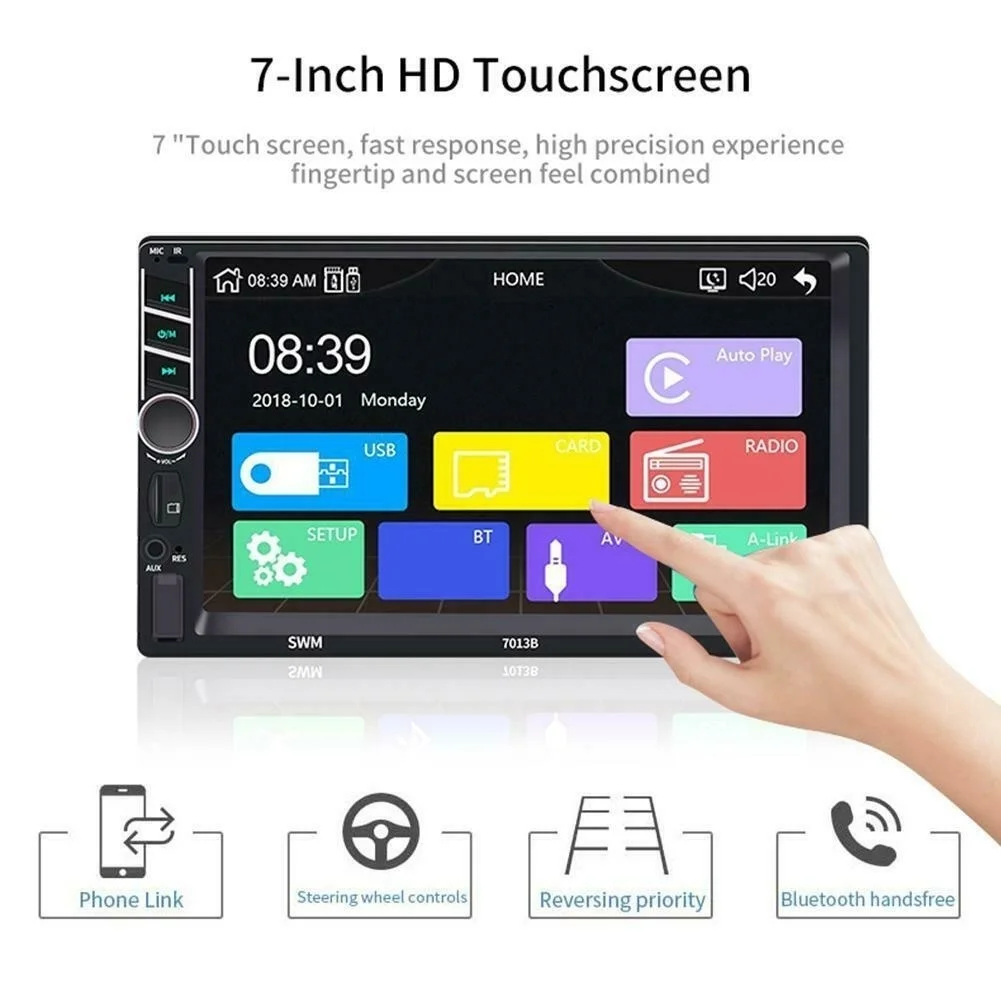 Автомагнитола 2 DIN 7 дюймов с сенсорным экраном|Автомобильные радиоприемники| |