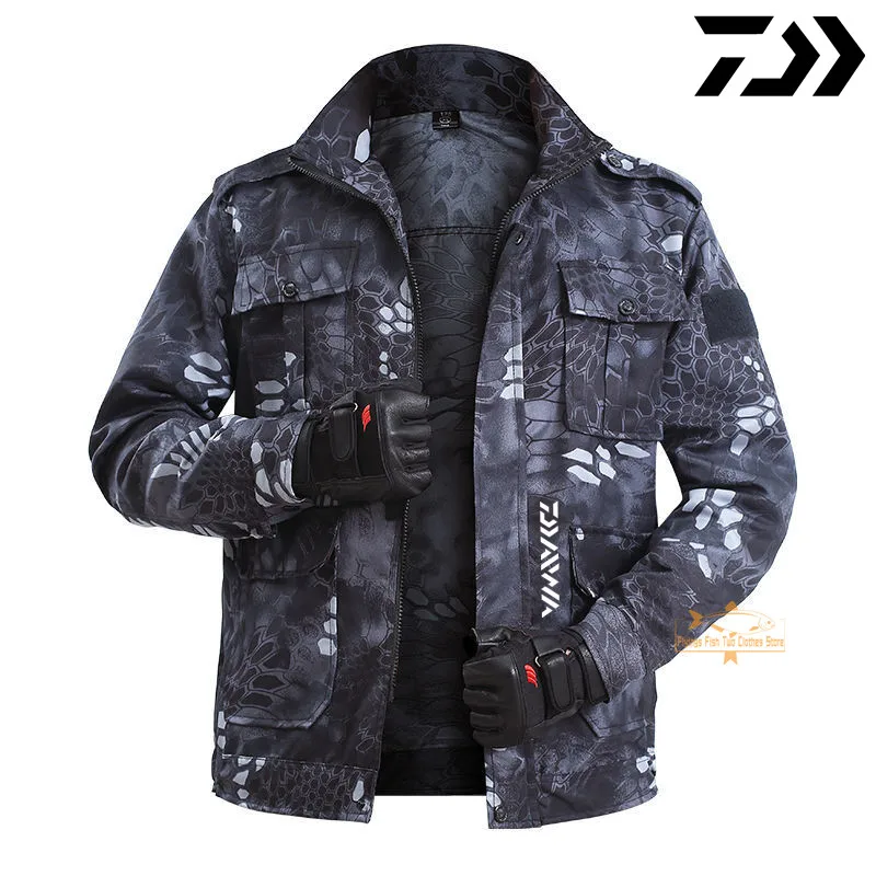 Daiwa Suit For Fishing Clothing Tactical Camouflage Clothes Windproof Durable Thermal Outdoor Wear 5XL | Спорт и развлечения