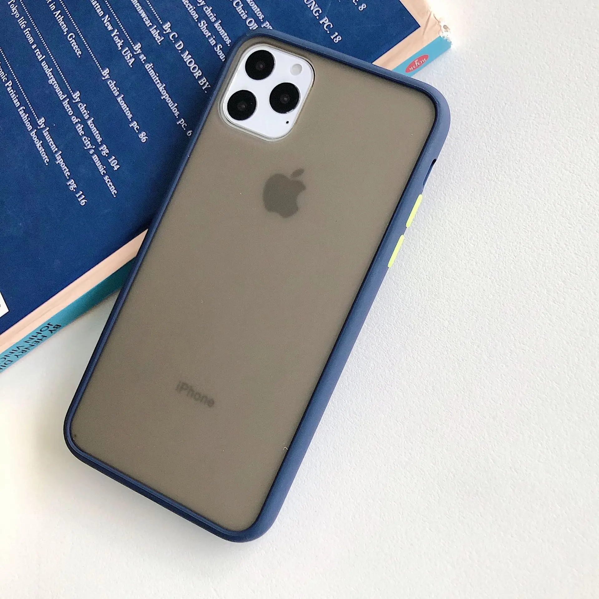 Ударопрочный матовый чехол для Iphone 11 Pro Max XR XS 7 8 6 S Plus силиконовый |