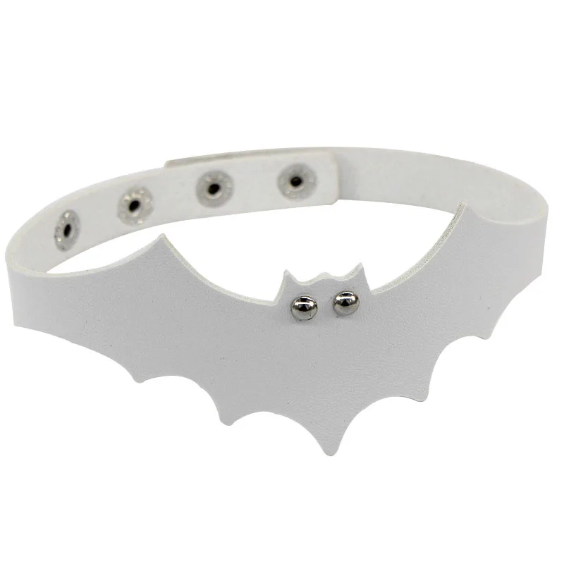 

Goth Leather Choker Necklace For Women Bat Collares Para Mujer Collier Femme Colar Feminino Punk Naszyjnik Jewelry Grunge